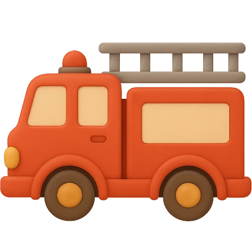 Livro infantil personalizado sobre bombeiros para heróis mirins