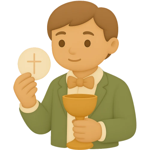 Livro infantil personalizado sobre Primeira Comunhão mágico