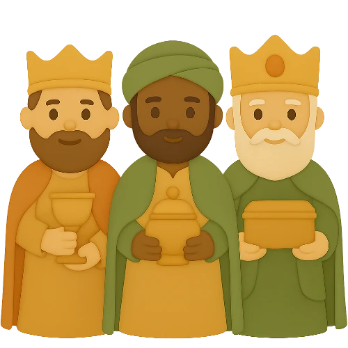 Livro infantil personalizado sobre Reis Magos cheio de magia