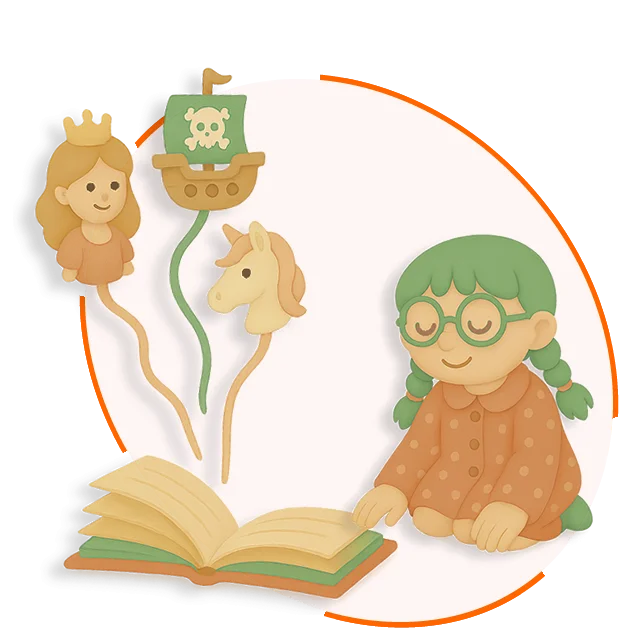 Crie uma história personalizada