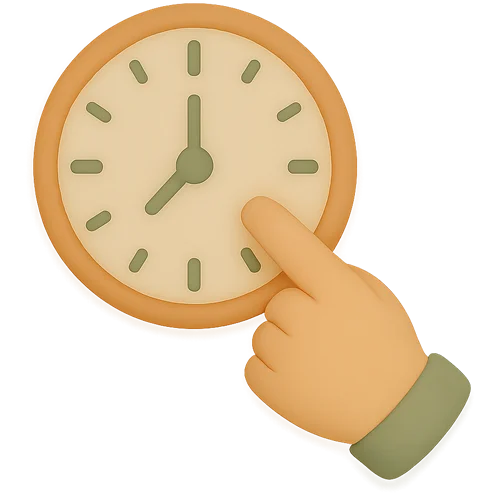 Livro infantil personalizado sobre aprender a ver as horas