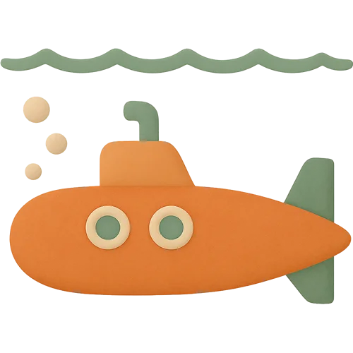 Um livro infantil personalizado sobre aventuras subaquáticas