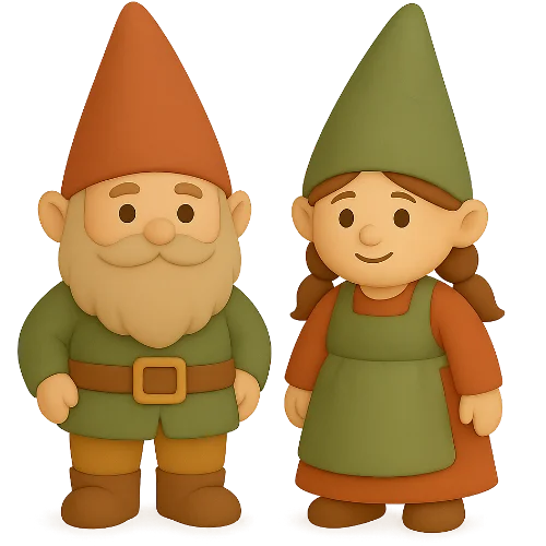 Livro infantil personalizado sobre gnomos: magia única para crianças