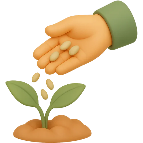 Livro infantil personalizado sobre jardinagem cheio de magia