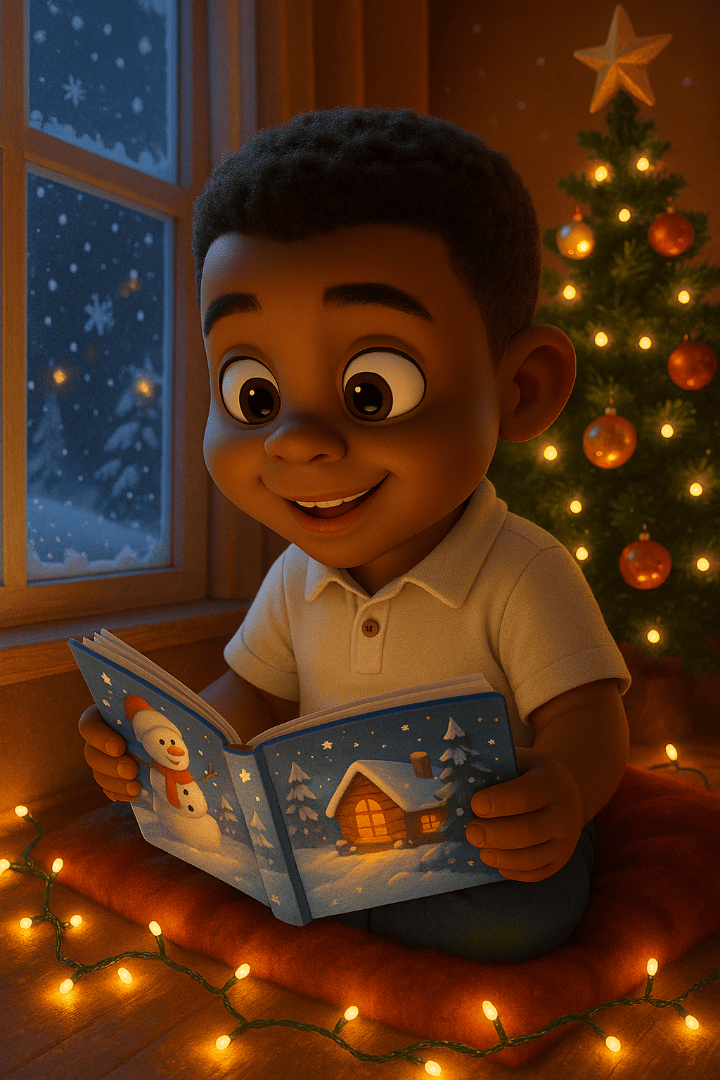 Luz de natal e histórias de inverno