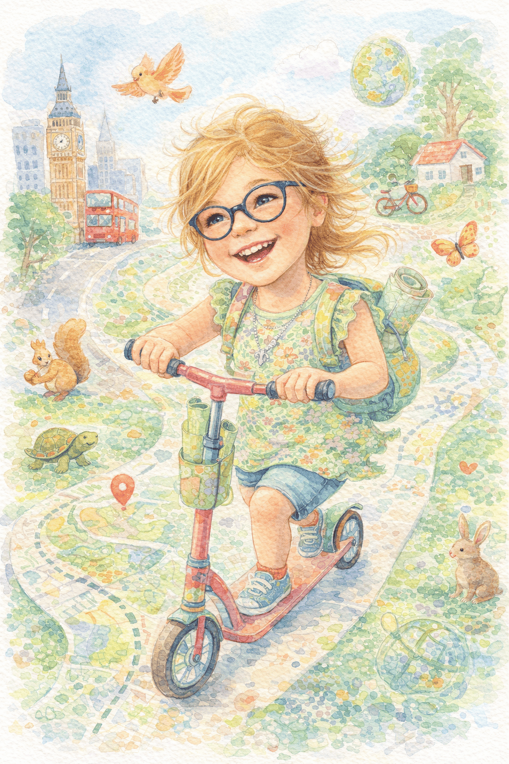 Descobrir o mundo sobre rodas