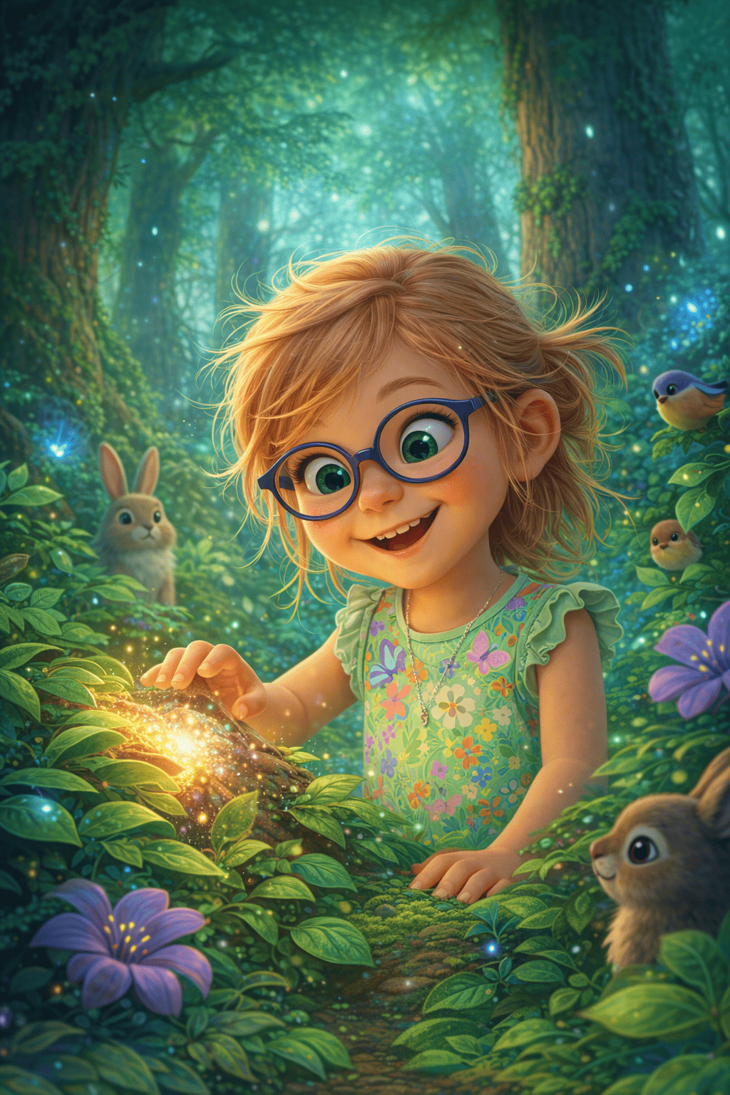 O segredo da floresta verde