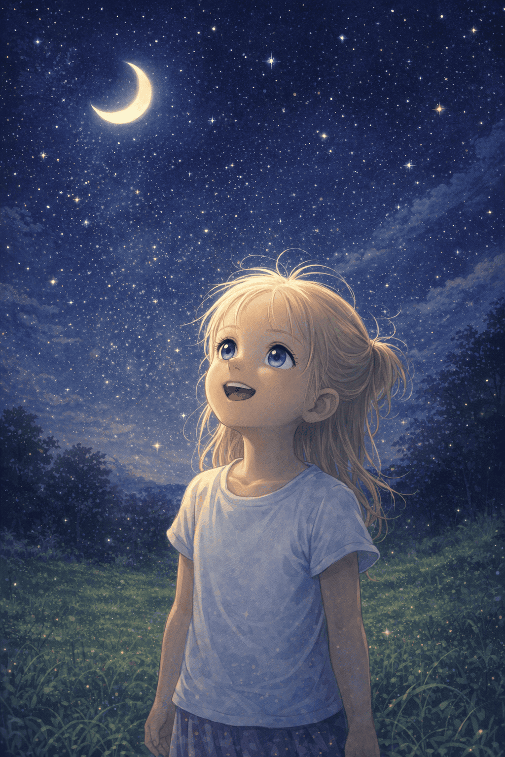 A noite sob as estrelas