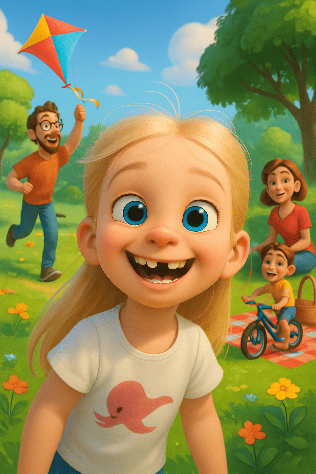 Ilustração para Aventuras de verão com a turma da família