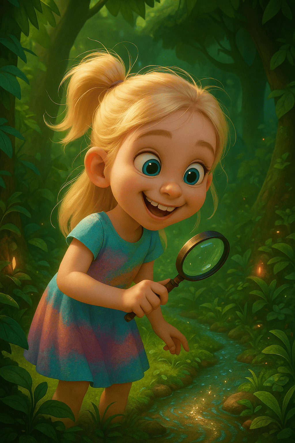 Ilustração para Segredos da profundidade verde