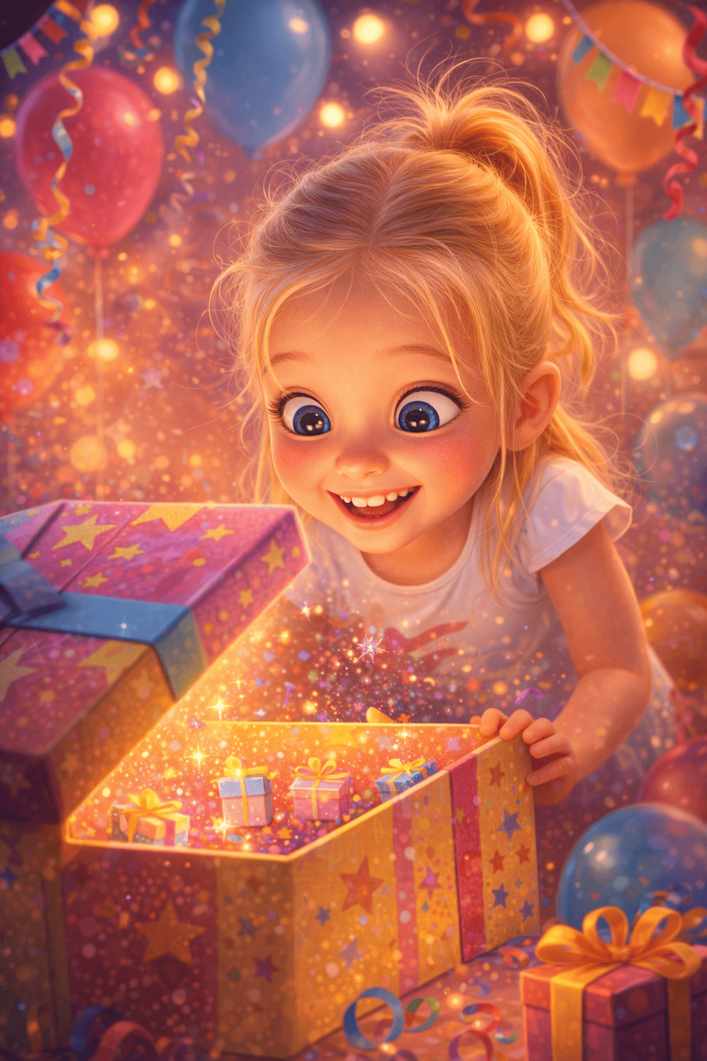 Ilustração para Segredos de aniversário na caixa de bolo