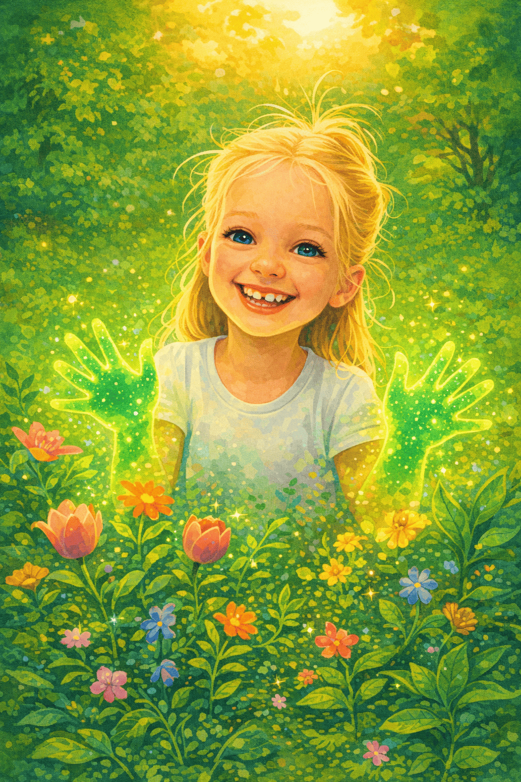 A magia das mãos verdes