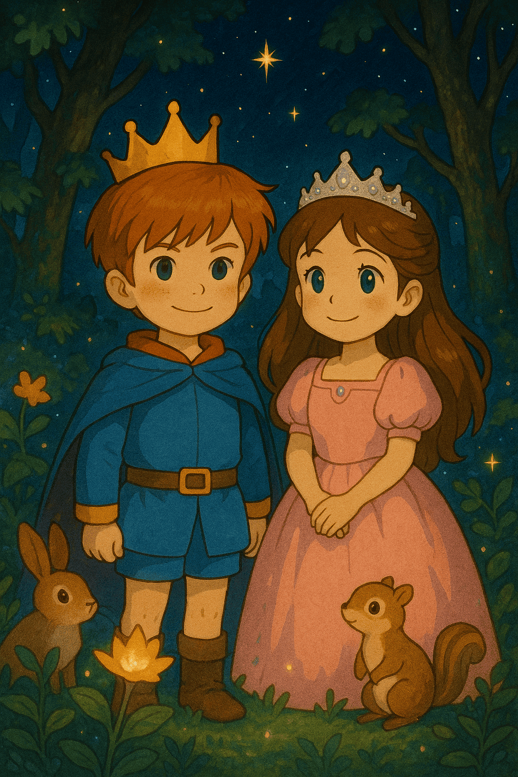 O príncipe e a princesa encantados